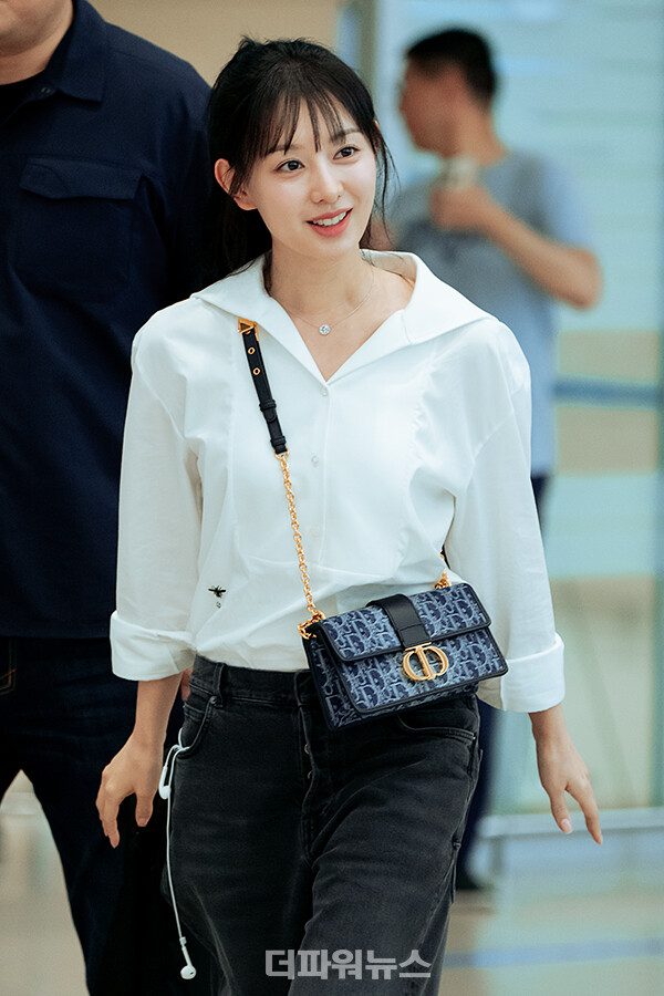 김지원,인천국제공항입국