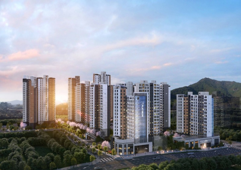 쌍용 더 플래티넘 네이처 조감도.(사진=쌍용건설)