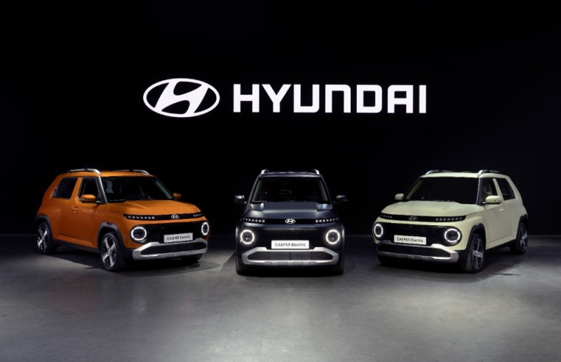 2024 부산모빌리티쇼 현대차관에 전시된 캐스퍼 일렉트릭.(사진=현대자동차)