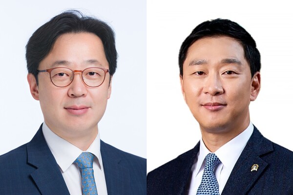 (왼쪽부터)김민영동아쏘시오홀딩스사장,정재훈동아ST사장