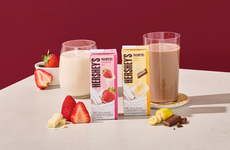 매일유업 ‘허쉬 초콜릿드링크 딸기·바나나’ 선보여