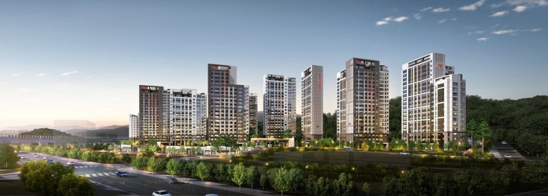 힐스테이트 광주곤지암역 투시도.