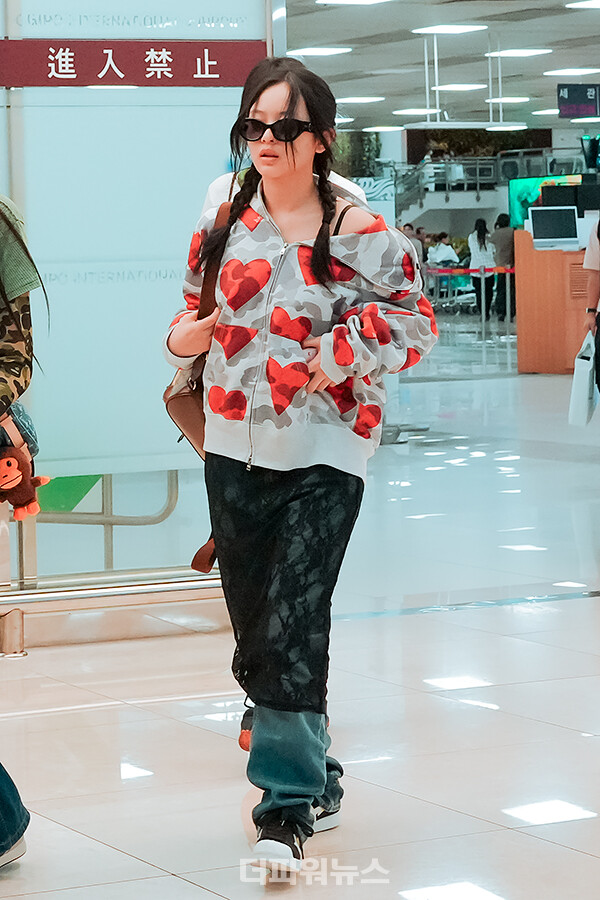 뉴진스하니,김포국제공항입국