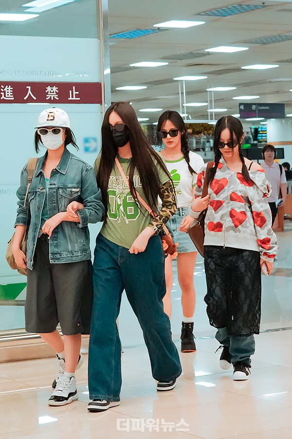 뉴진스,김포국제공항입국
