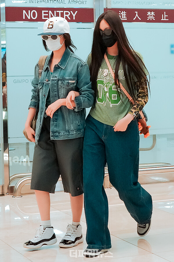 뉴진스해린-혜인,김포국제공항입국