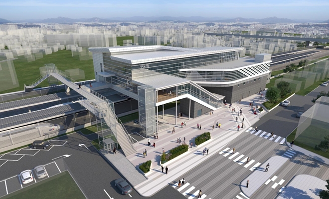 구포역 신축조감도.(제공=코레일 부산경남본부)