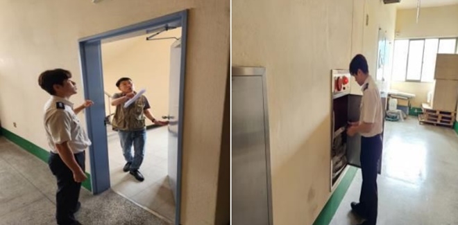 여름 휴가철 대비 주요 해수욕장 주변 다중이용시설 화재안전조사.(제공=부산소방재난본부)