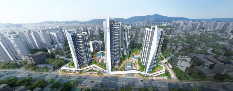 장안동 현대아파트 재건축 투시도.(사진=HDC현대산업개발)