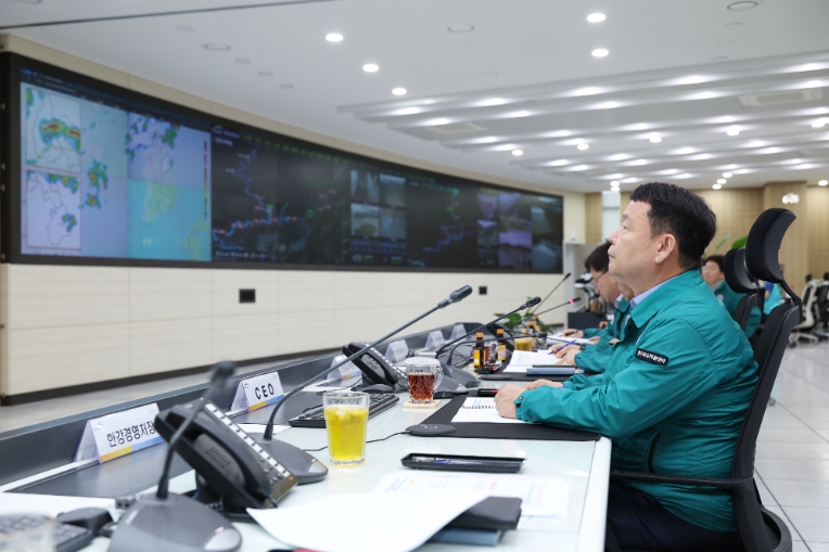 수자원공사, 한강유역 호우 긴급 점검