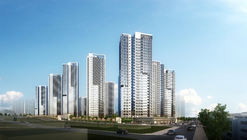 성남 우미린 뉴시티 투시도