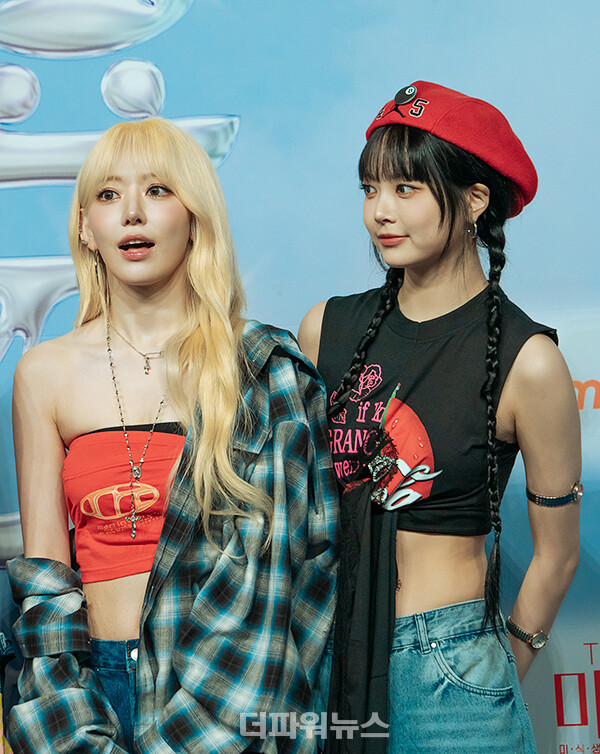 르세라핌사쿠라-홍은채,2024SBS가요대전블루카펫