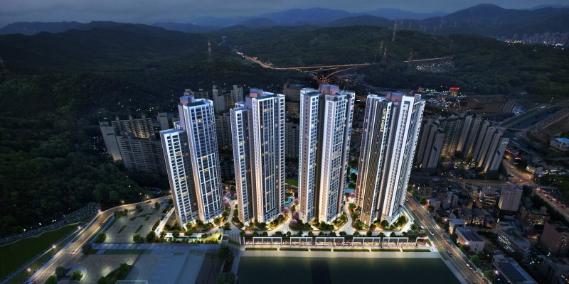 의정부 롯데캐슬 나리벡시티 조감도.(사진=롯데건설)