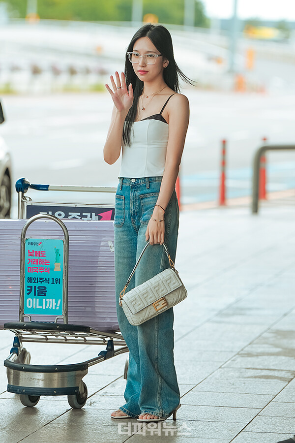 트와이스미나,김포국제공항출국