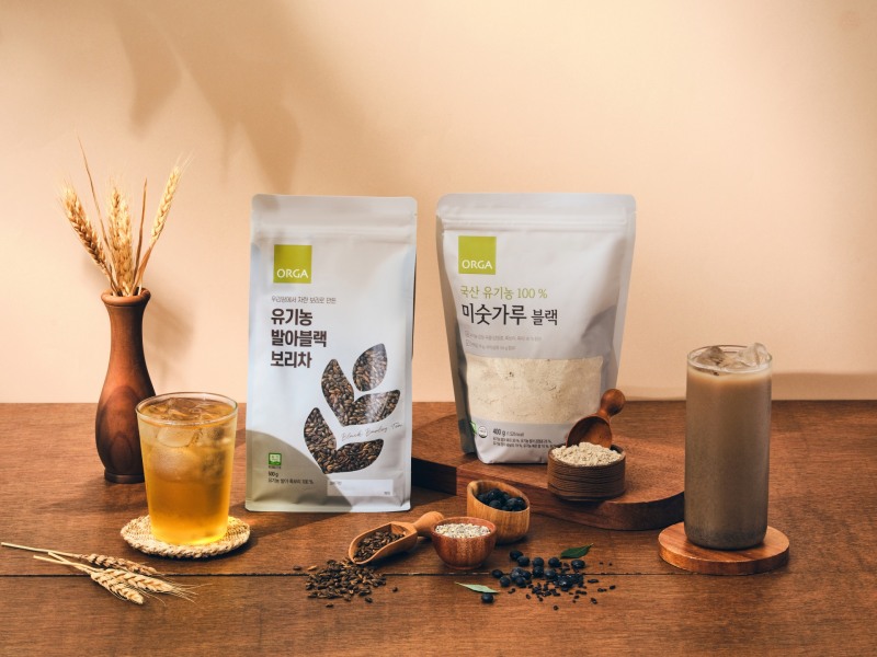 풀무원 올가홀푸드, 유기농 블랙푸드로 만든 보리차∙미숫가루 선보여