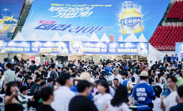 하이트진로 ‘테라 라이트’ 공급한 2024 전주가맥축제 성료