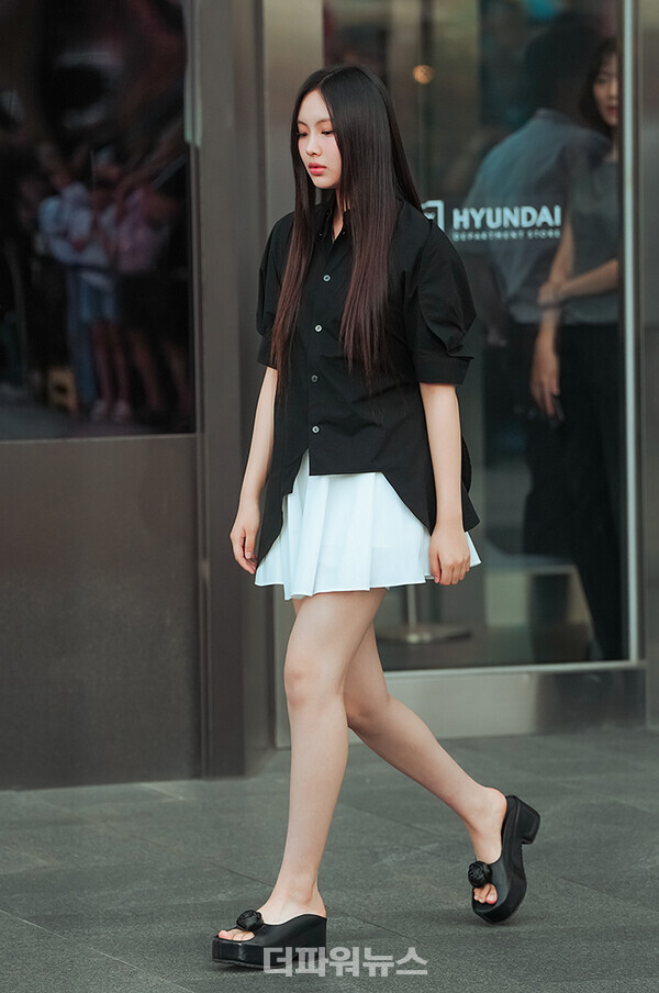 뉴진스혜인,포토월행사