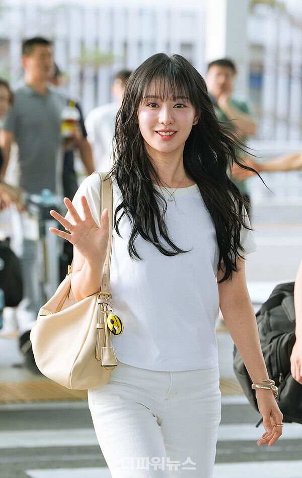 김지원,인천국제공항출국