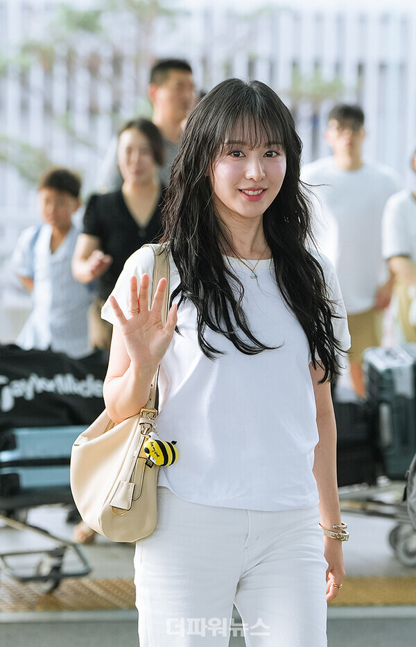김지원,인천국제공항출국