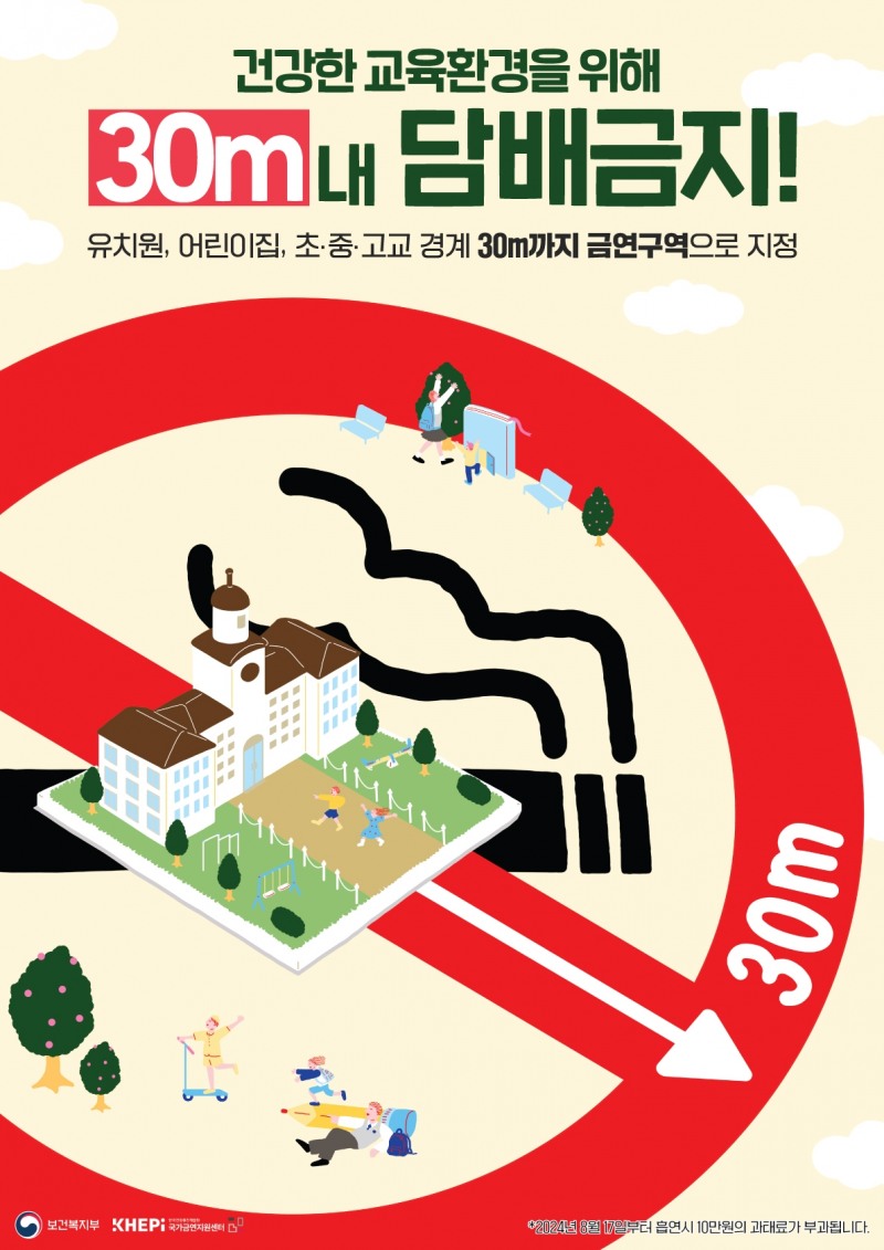 금연구역확대 홍보물