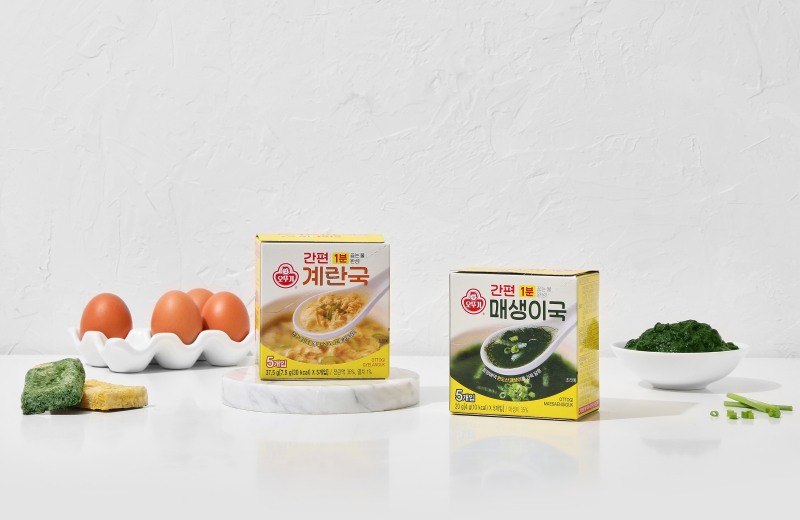 오뚜기, 간편 계란국·매생이국 선보여