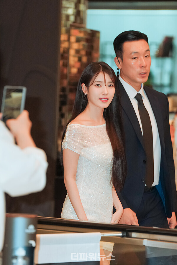 아이유,포토월행사