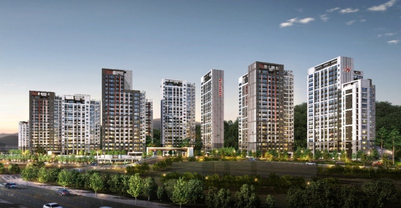 힐스테이트 광주곤지암역 투시도.(사진=현대엔지니어링)