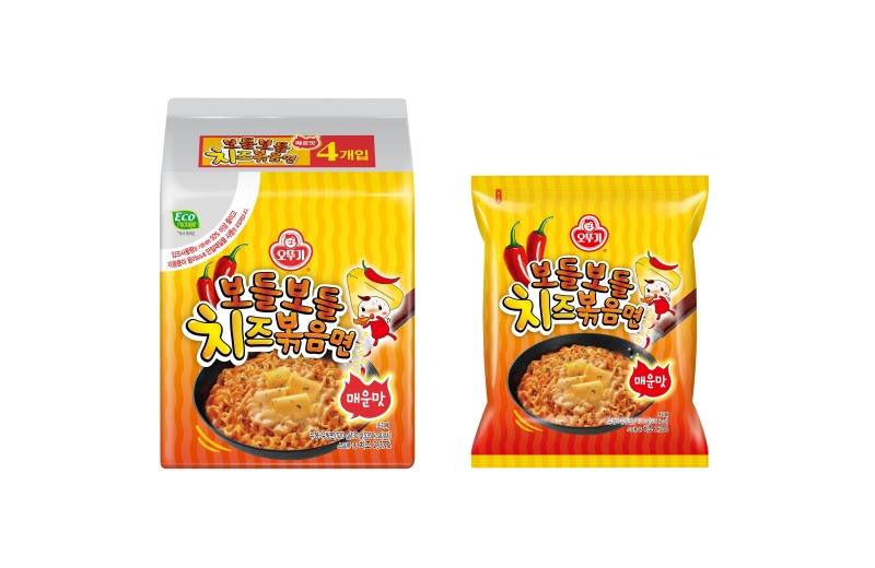 오뚜기, 수출 전용 제품 ‘보들보들 치즈볶음면 매운맛’ 선보여