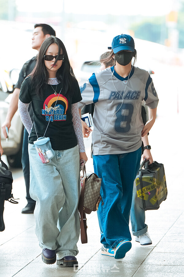 뉴진스하니-민지,김포국제공항출국