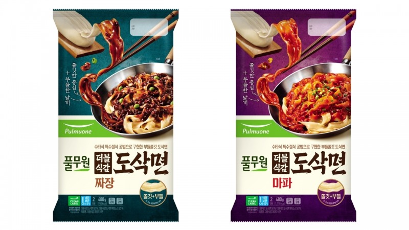 풀무원, ‘더블식감 도삭면’ 선보여