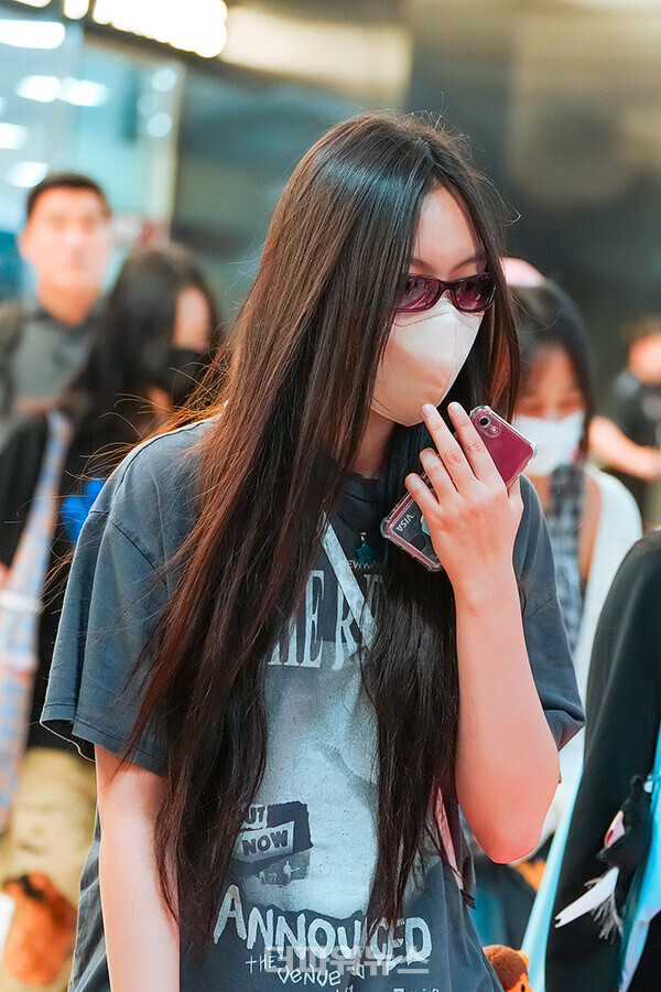 뉴진스혜인,김포국제공항입국