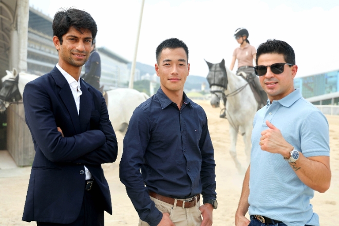 (왼쪽부터) 트레보, 아사노, 마이아 기수. 사진=마사회