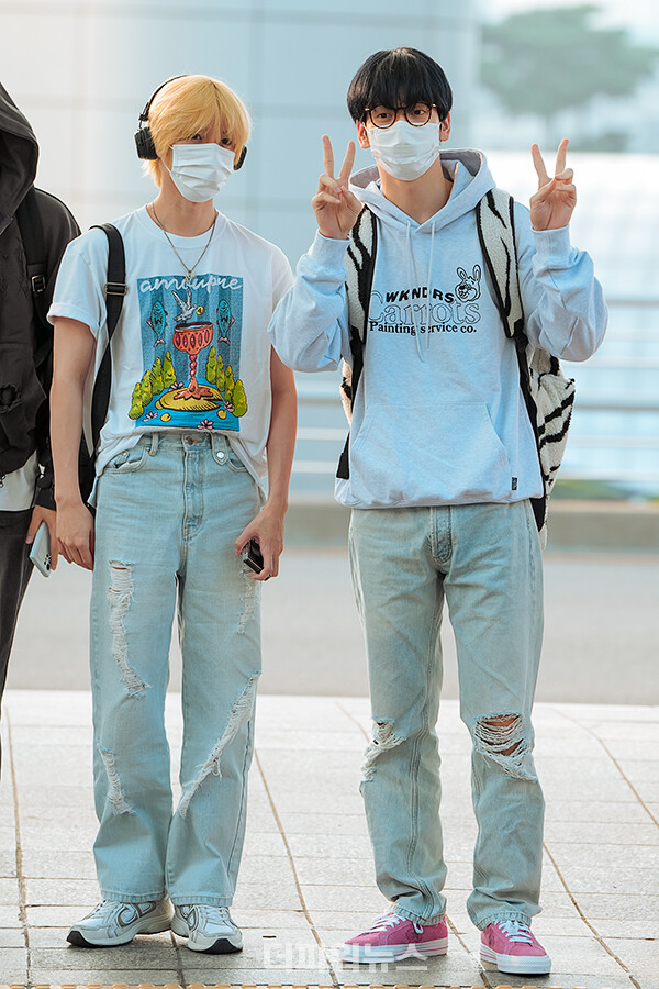 투모로우바이투게더범규-수빈,인천국제공항출국