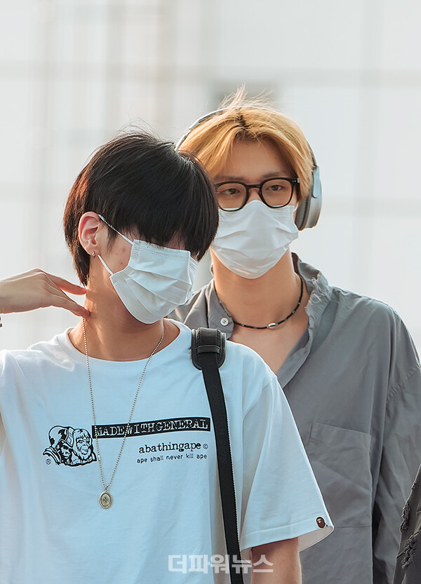 투모로우바이투게더연준,인천국제공항출국