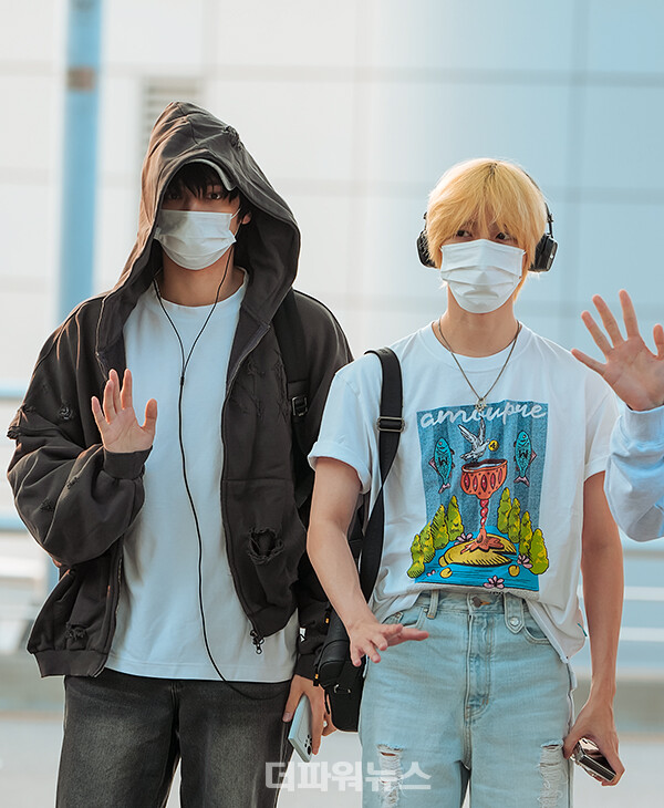 투모로우바이투게더휴닝카이-범규,인천국제공항출국