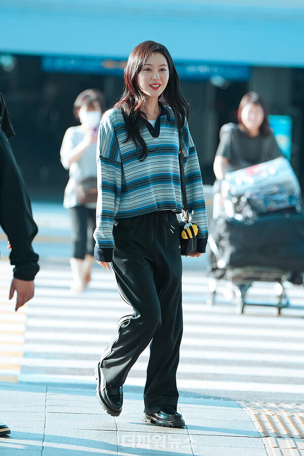 김지원,인천국제공항출국