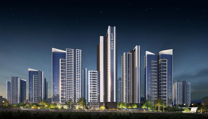 전농8구역 재개발사업 투시도.(사진=롯데건설)