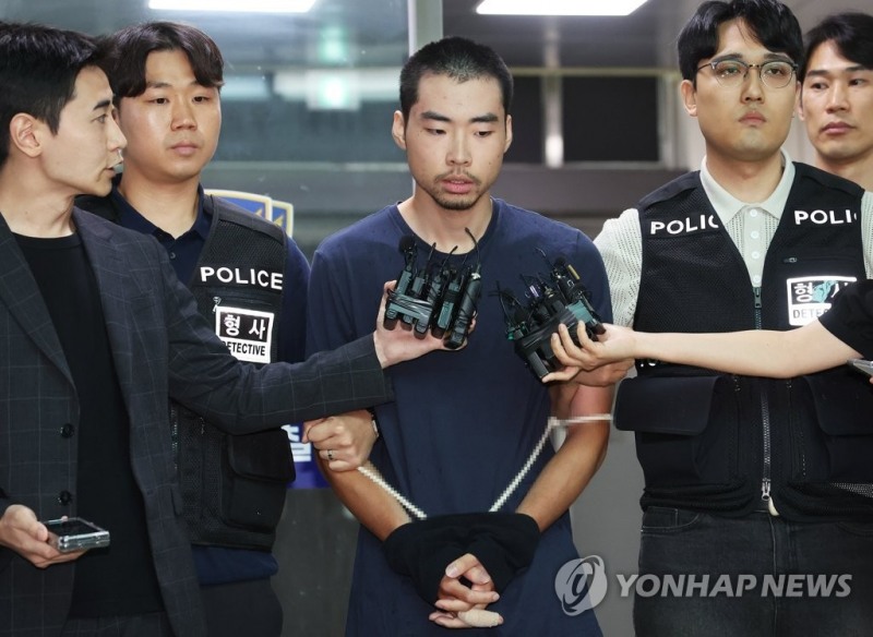 분당 흉기난동범 최원종 검찰 송치.(사진=연합뉴스)