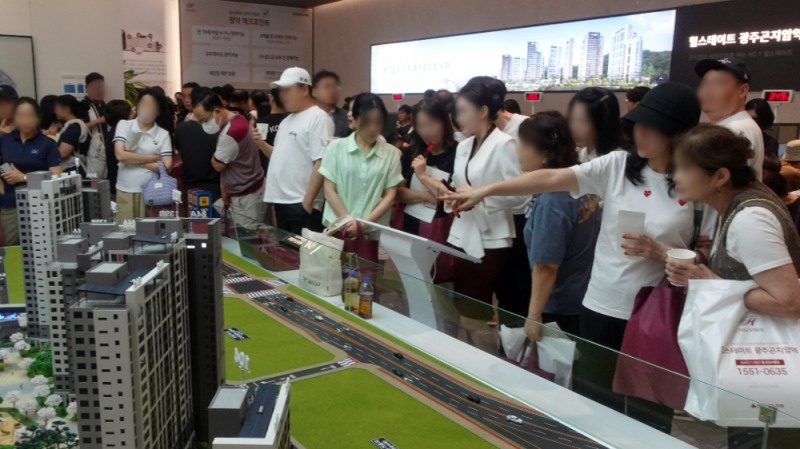 힐스테이트 광주곤지암역 견본주택 모습.(사진=현대엔지니어링)