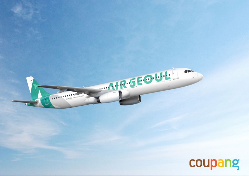 쿠팡-에어서울, 항공권 특가 라방 실시