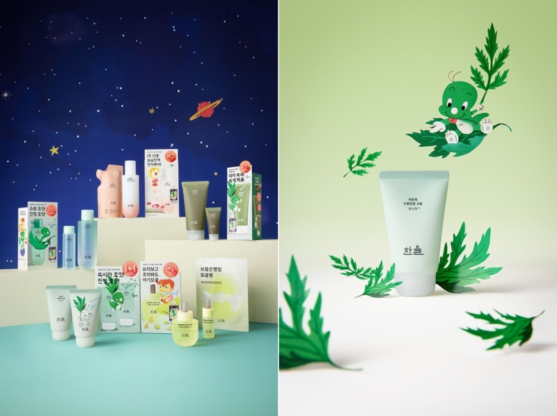 한율, '아기공룡 둘리'와 한정판 선보여