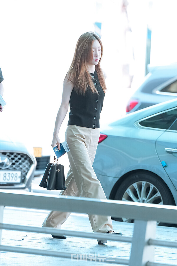태연,인천국제공항출국
