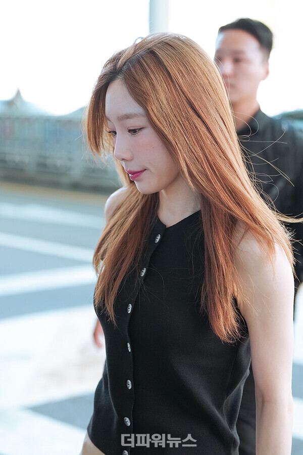 태연,인천국제공항출국