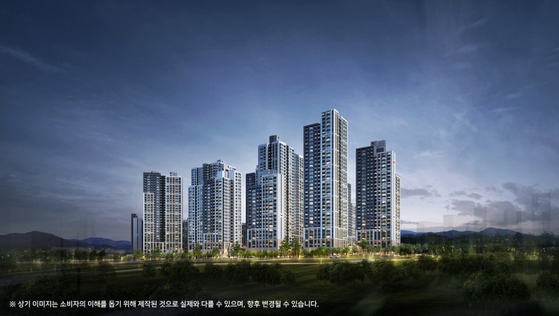 e편한세상 명덕역 퍼스트마크 투시도.