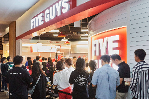 에프지코리아, 파이브가이즈 5호점 9일 판교 오픈