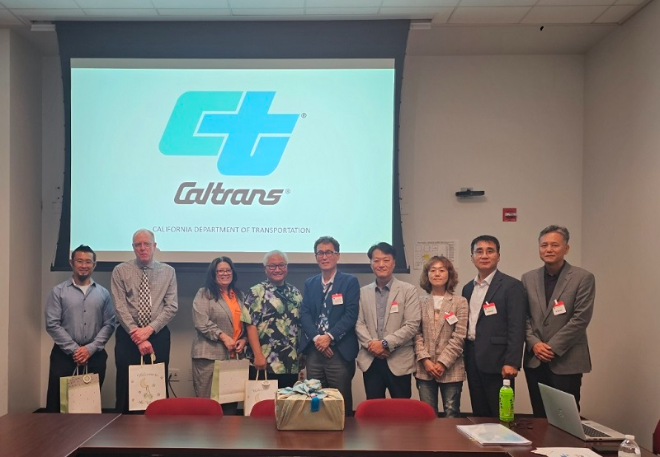 도로공사 함진규 사장, 캘리포니아 교통국 방문