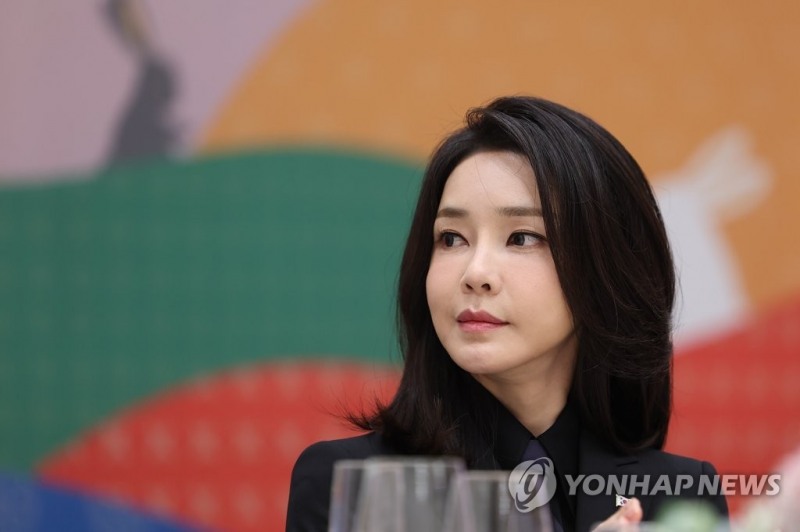 주한 외교단을 위한 신년인사회 참석한 김건희 여사.(사진=연합뉴스)