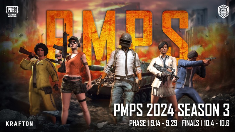 크래프톤 배그 모바일, 국내 프로 대회 ‘PMPS 2024 시즌 3’ 개막