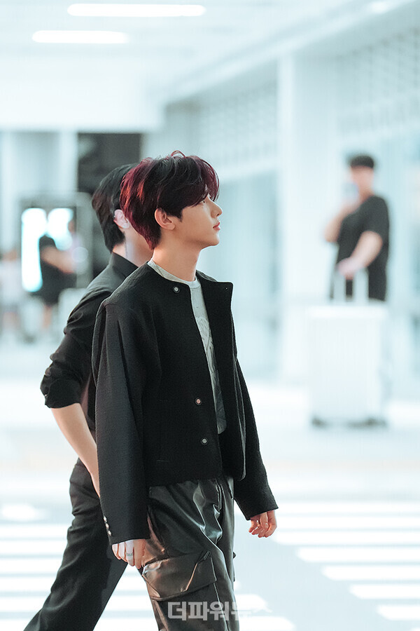 제로베이스원장하오,인천국제공항출국