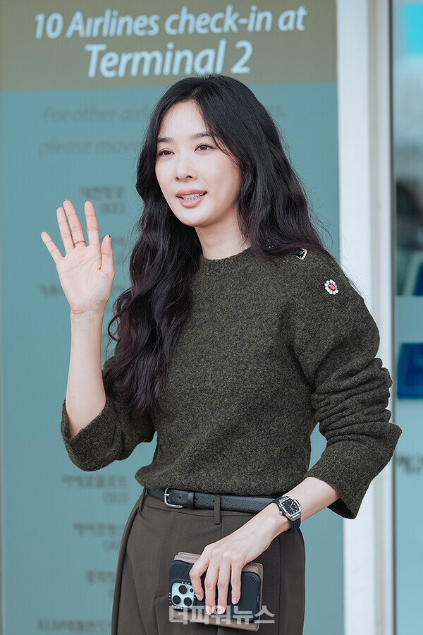 이청아,인천국제공항출국
