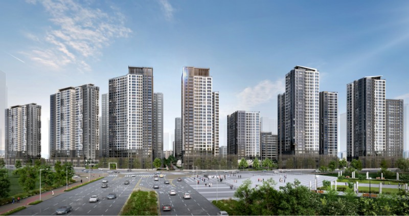 잠실 래미안아이파크 투시도.